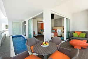 Swank Plunge Pool Suites  at Nickelodeon Hotels & Resorts Punta Cana